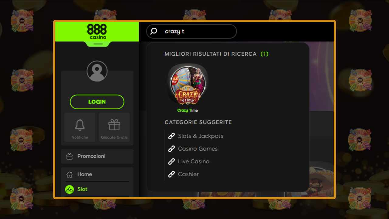 Come effettuare un deposito su 888 Casino