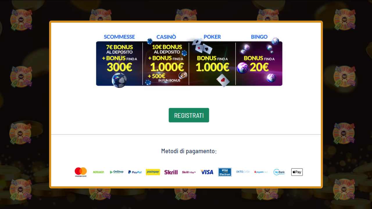 Metodi di deposito disponibili nel casinò Eurobet